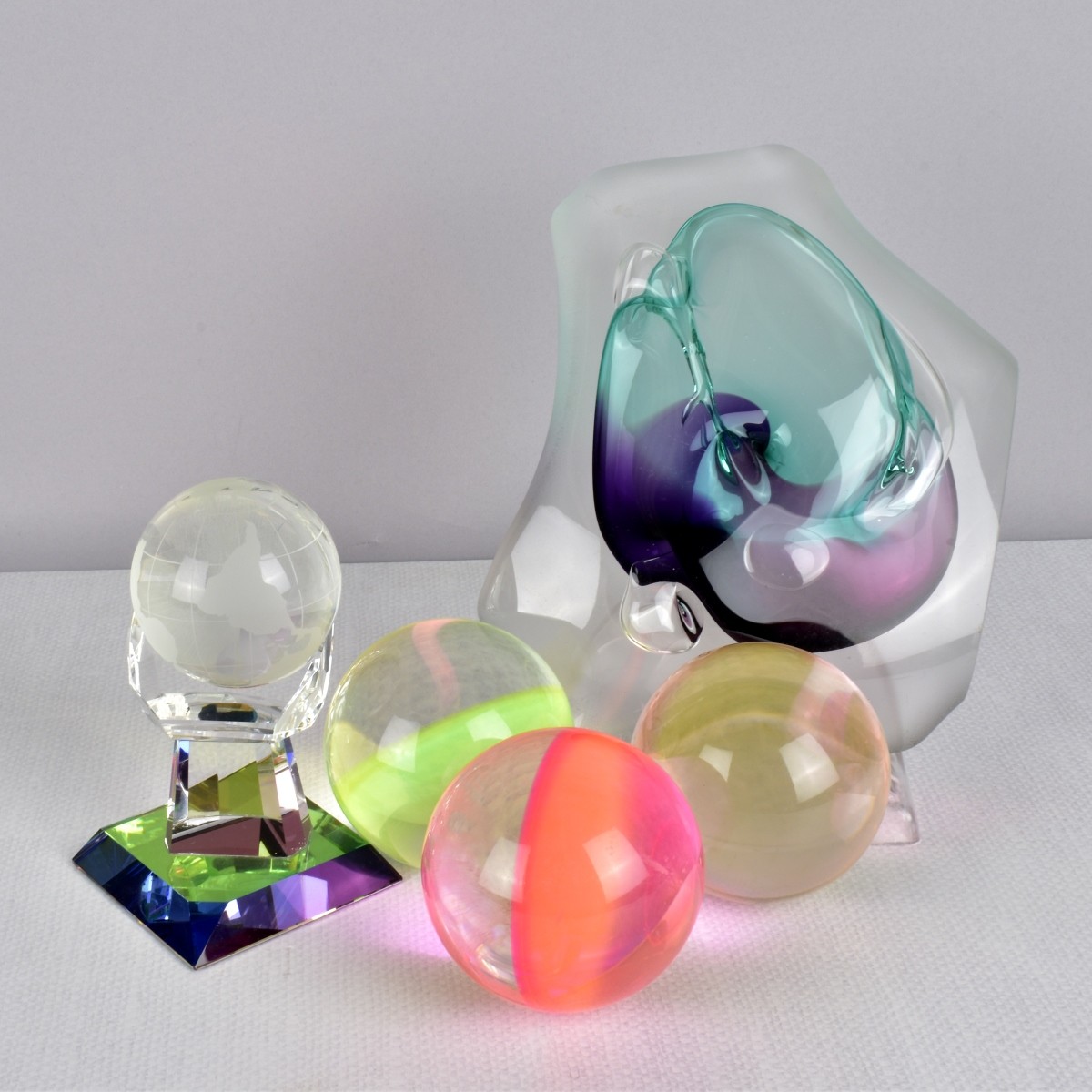 Crystal Spinning Globe
