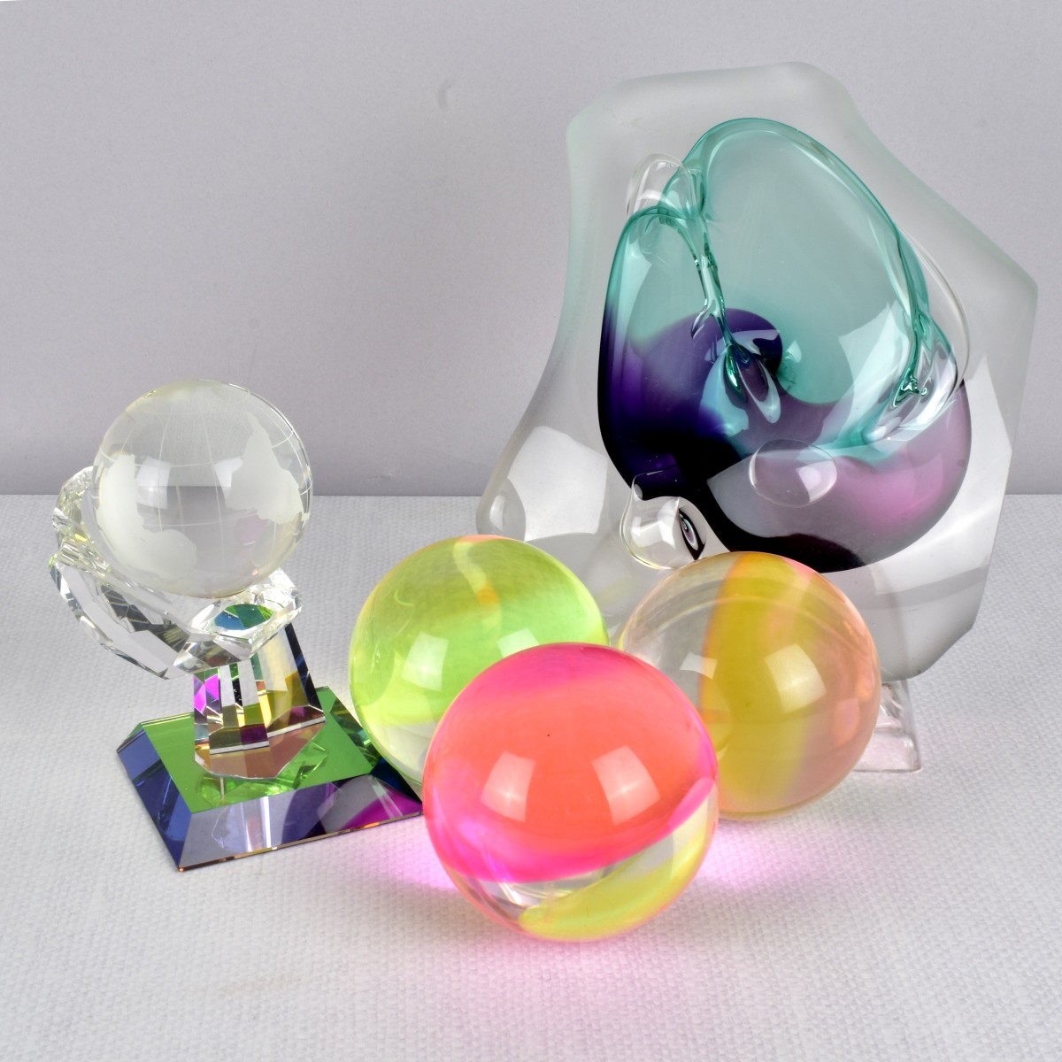Crystal Spinning Globe