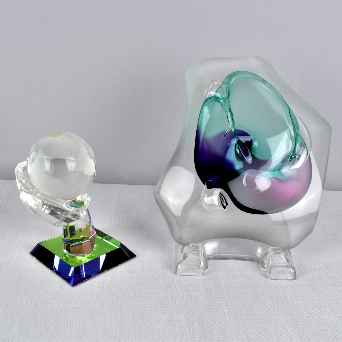 Crystal Spinning Globe