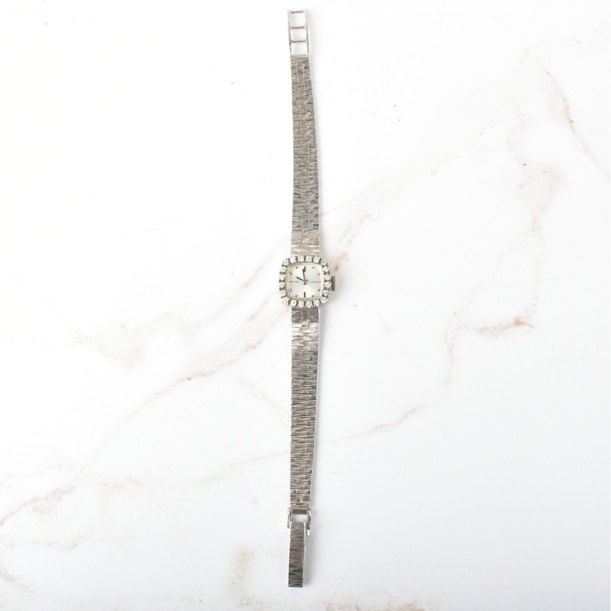 Record de Luxe Diamond and 10K Watch