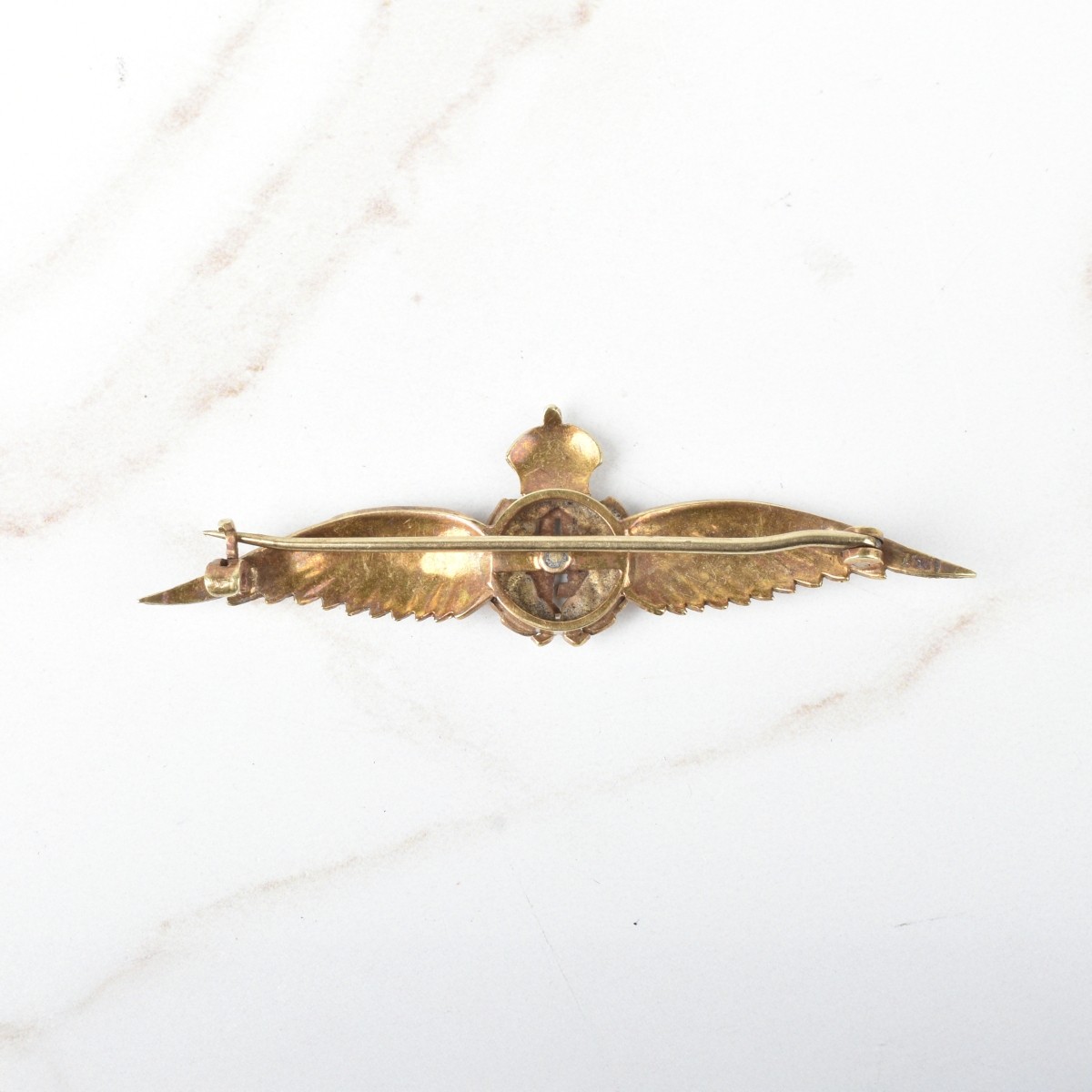 15K Gold RAF Pin
