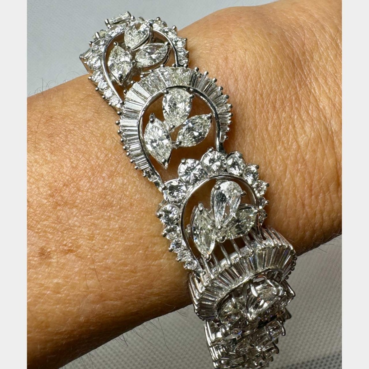 Diamond and Platinum Bracelet