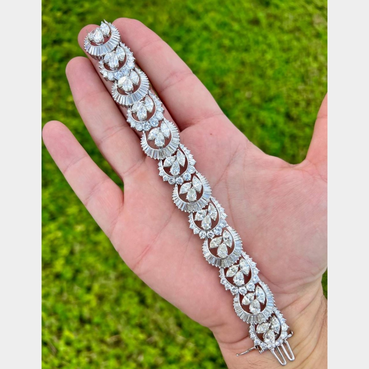 Diamond and Platinum Bracelet