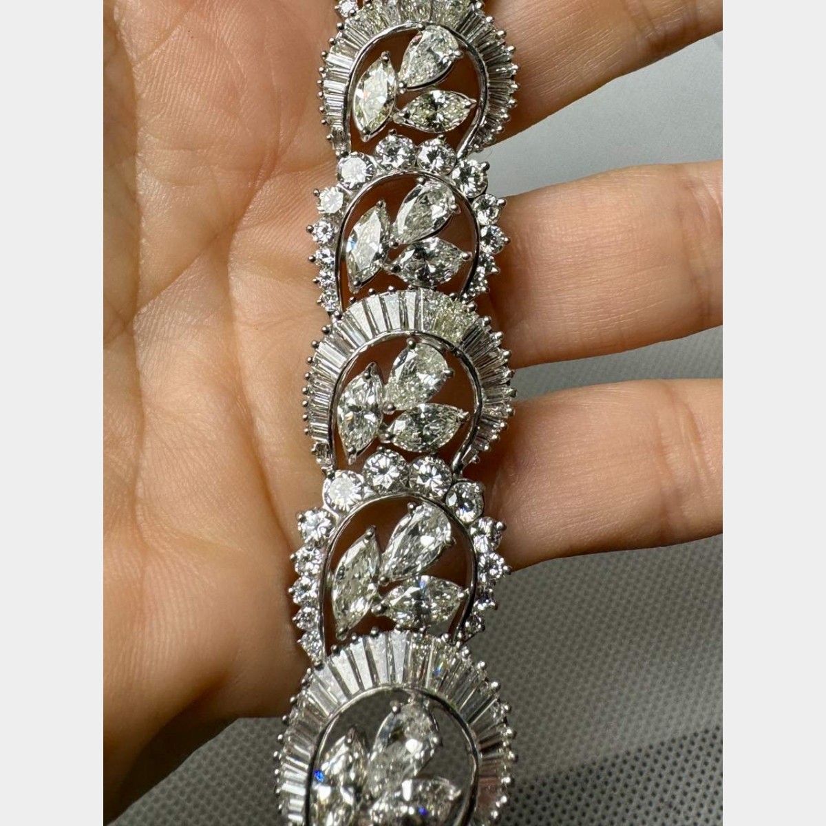 Diamond and Platinum Bracelet