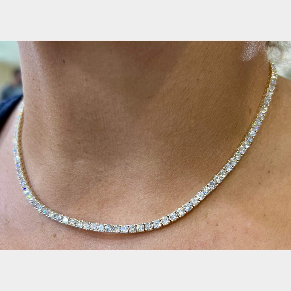 Diamond and 14K Necklace