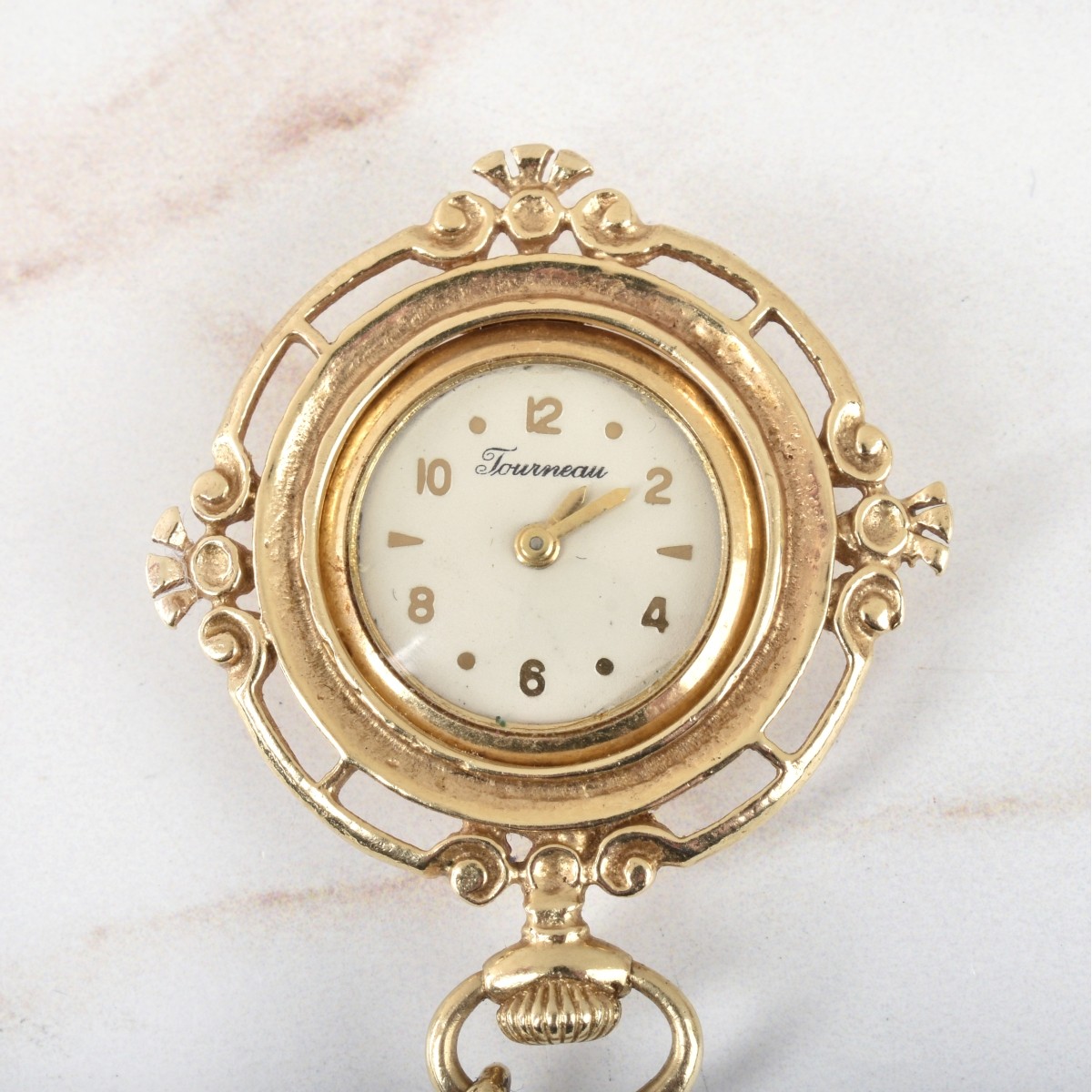 Tourneau 14K Pendant Watch
