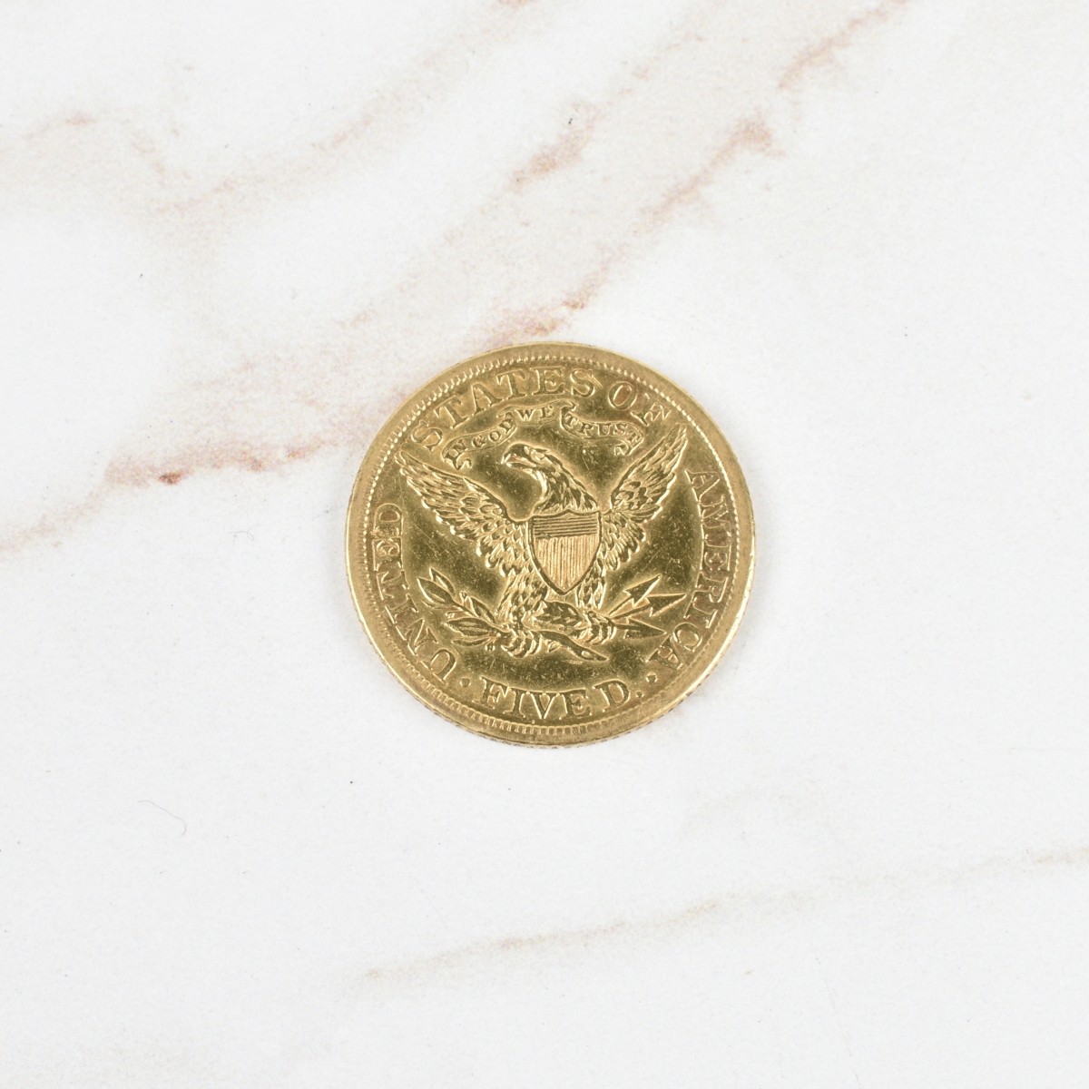 US 1907 $5 Gold Coin