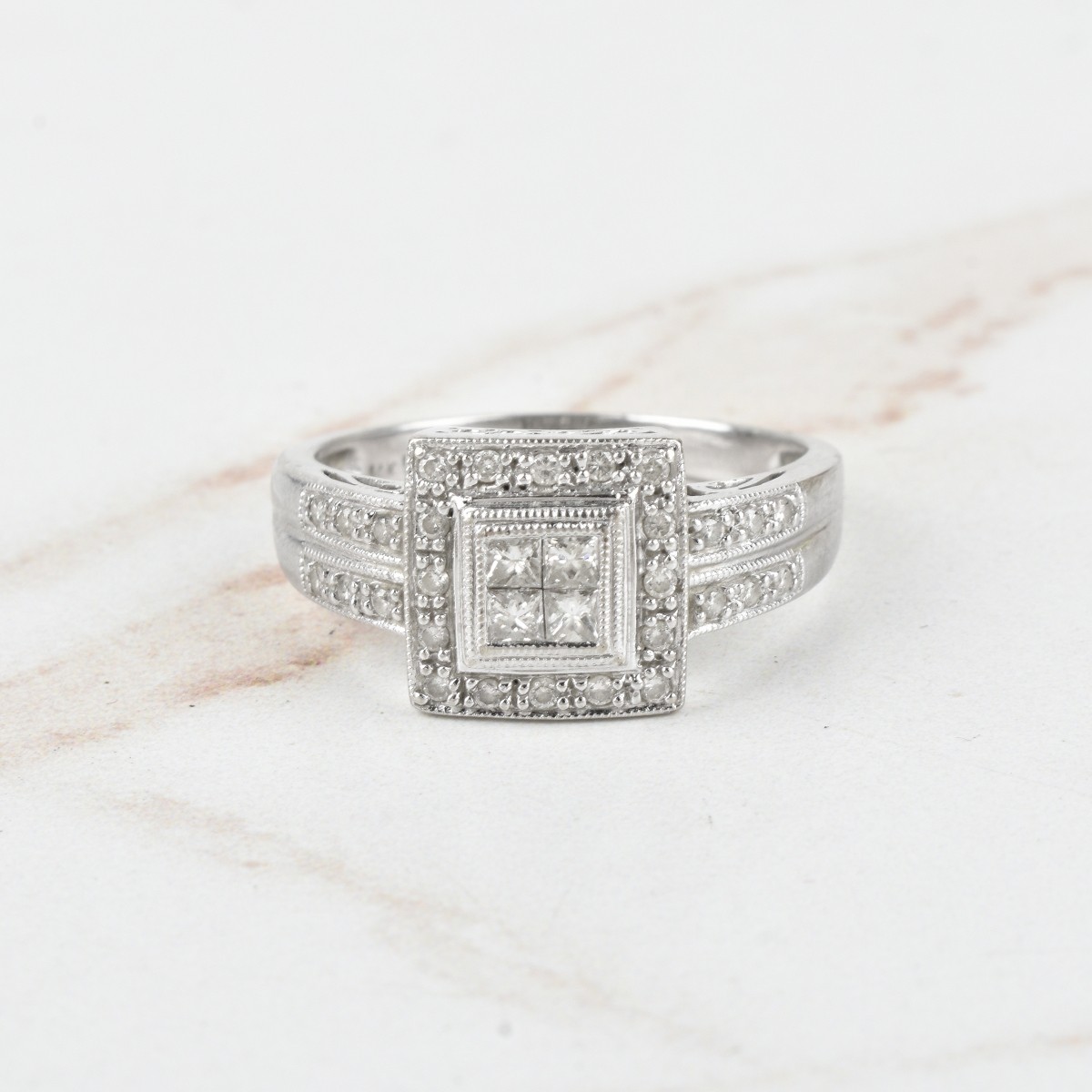 Diamond and 14K Ring