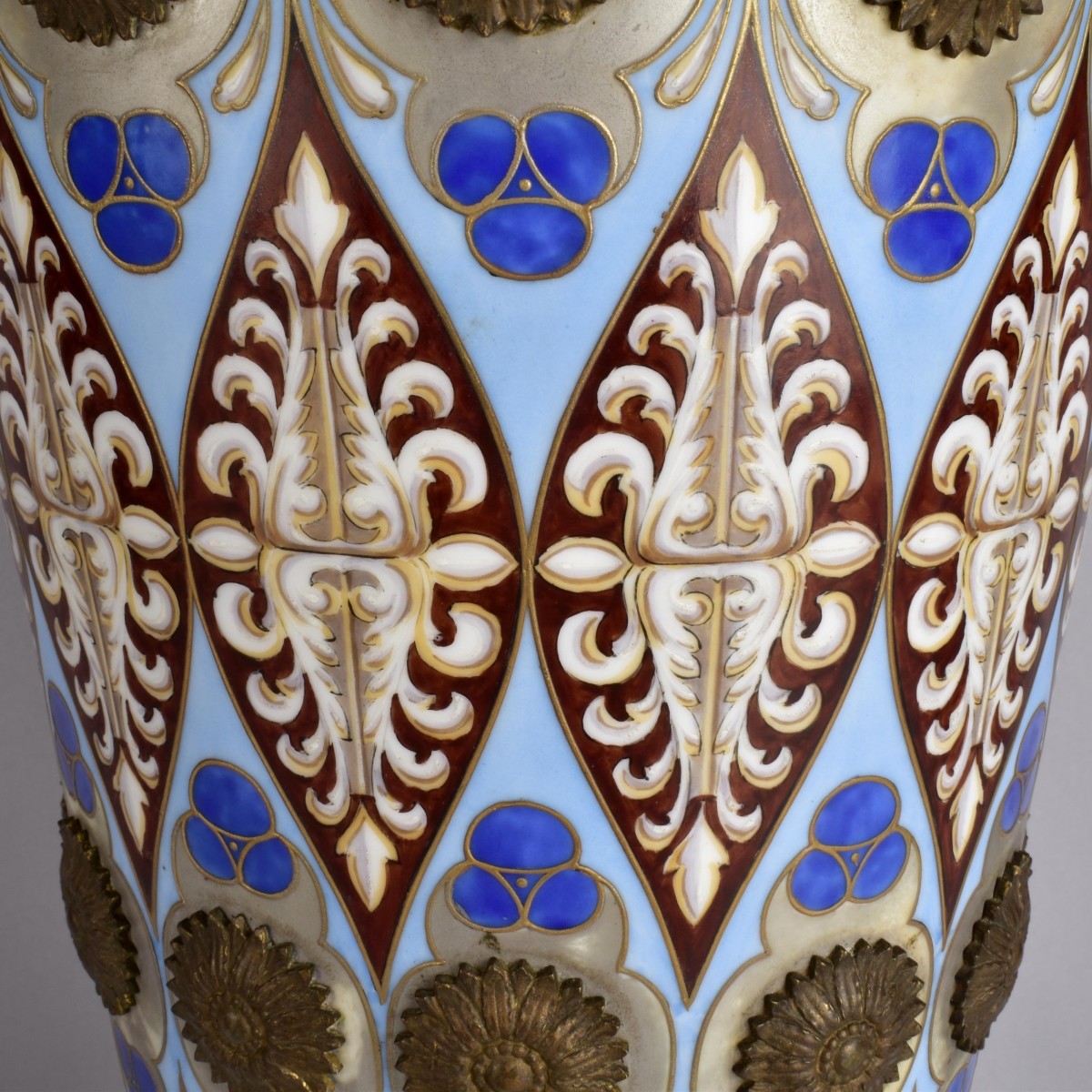French Bronze Mounted Porcelain Vase