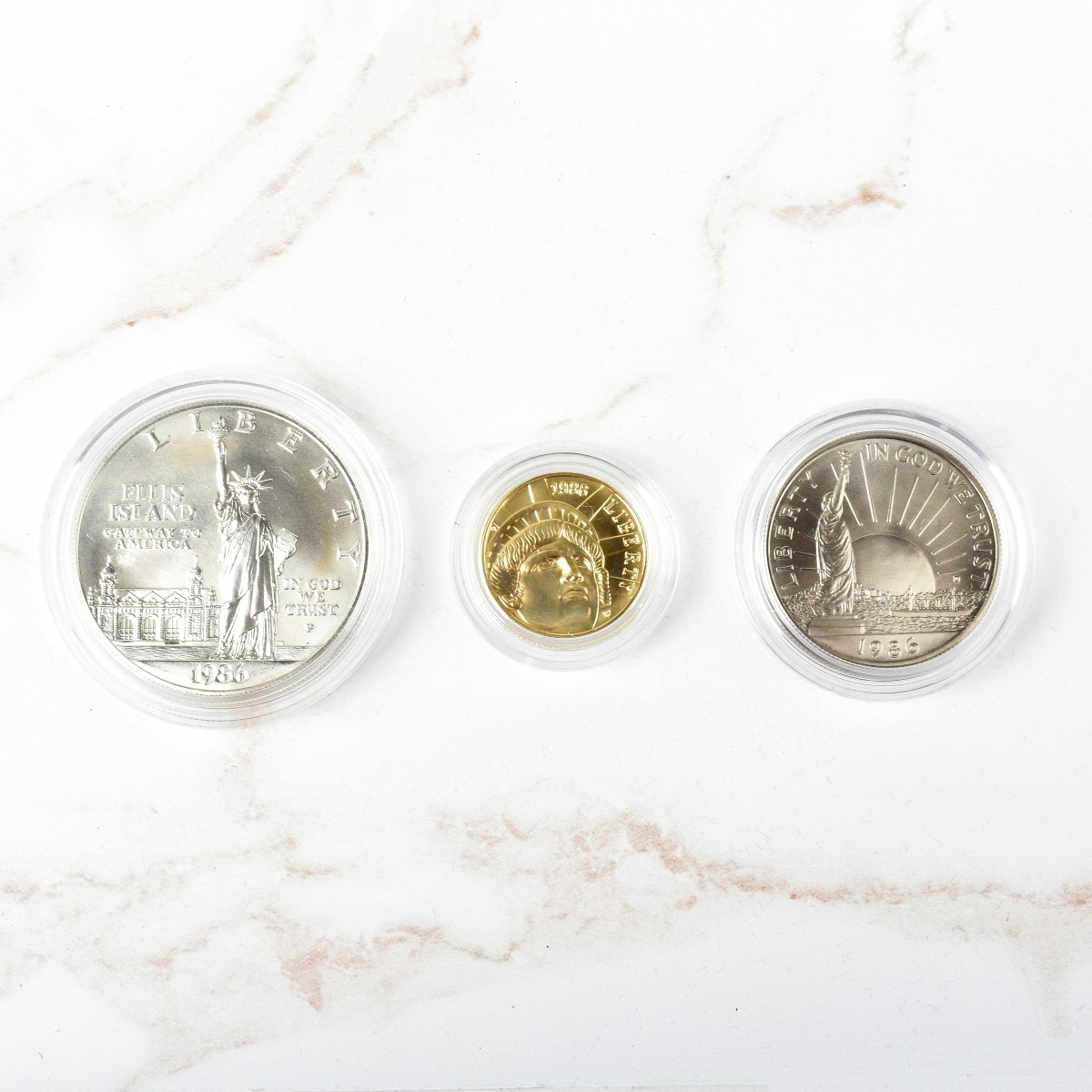 US 1986 Liberty Three Coin Set