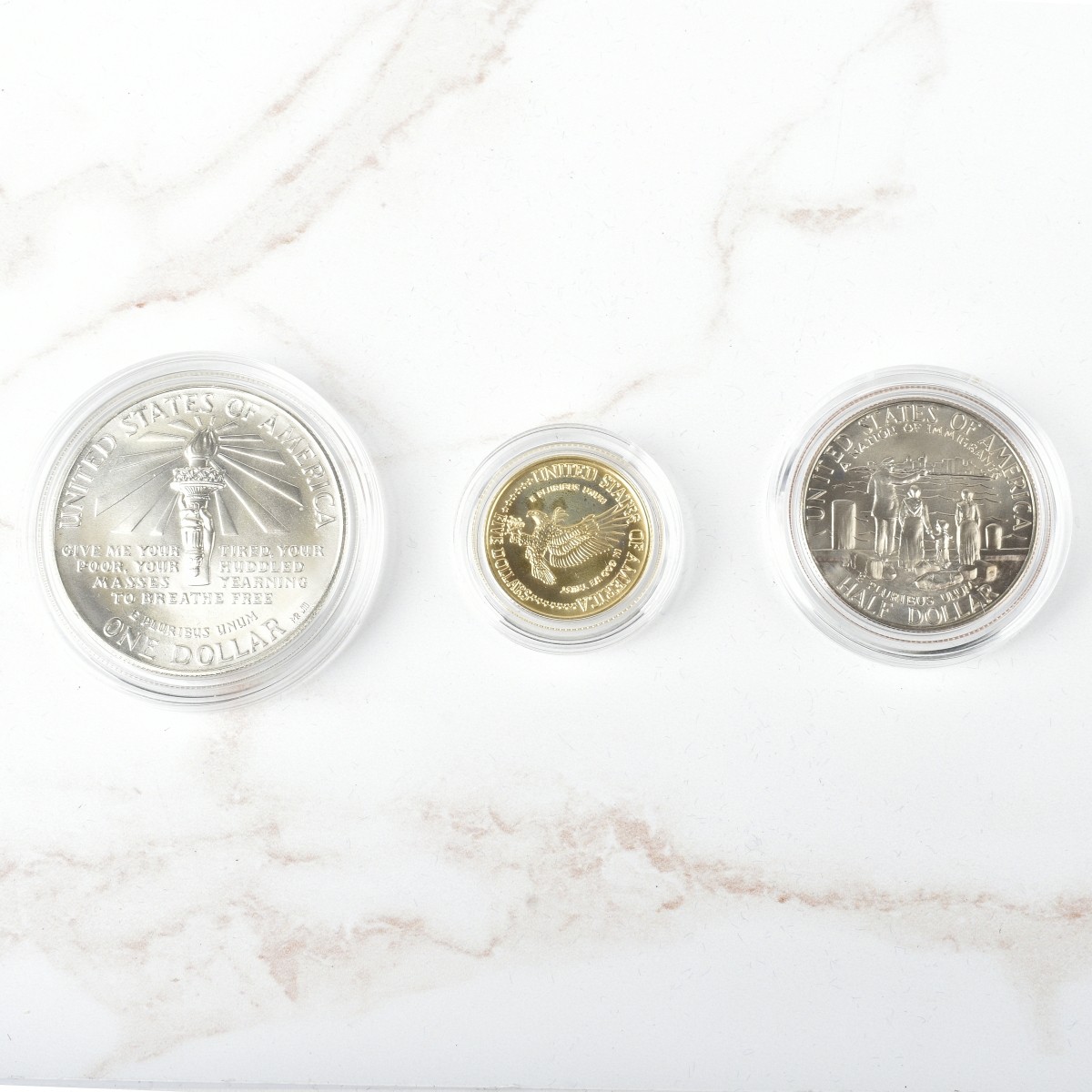 US 1986 Liberty Three Coin Set