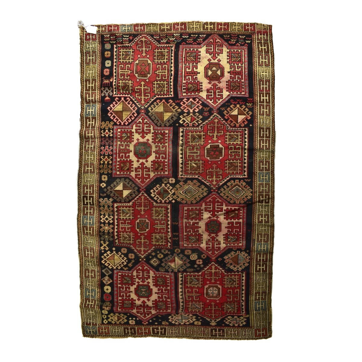 Semi Antique Afghan Tribal Rug