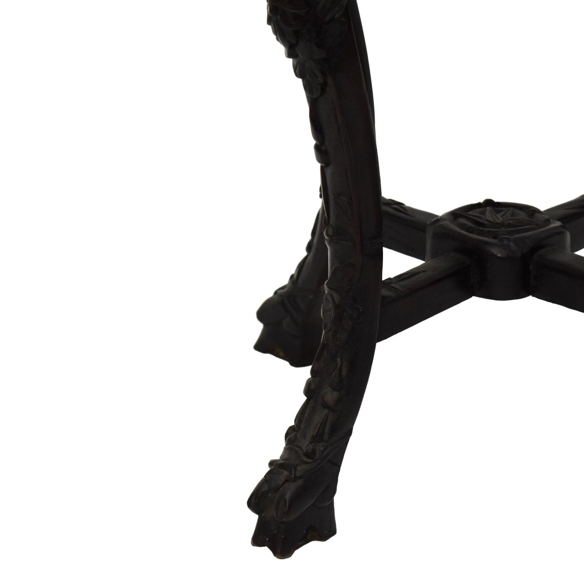 Antique Chinese Carved Hard Wood Table