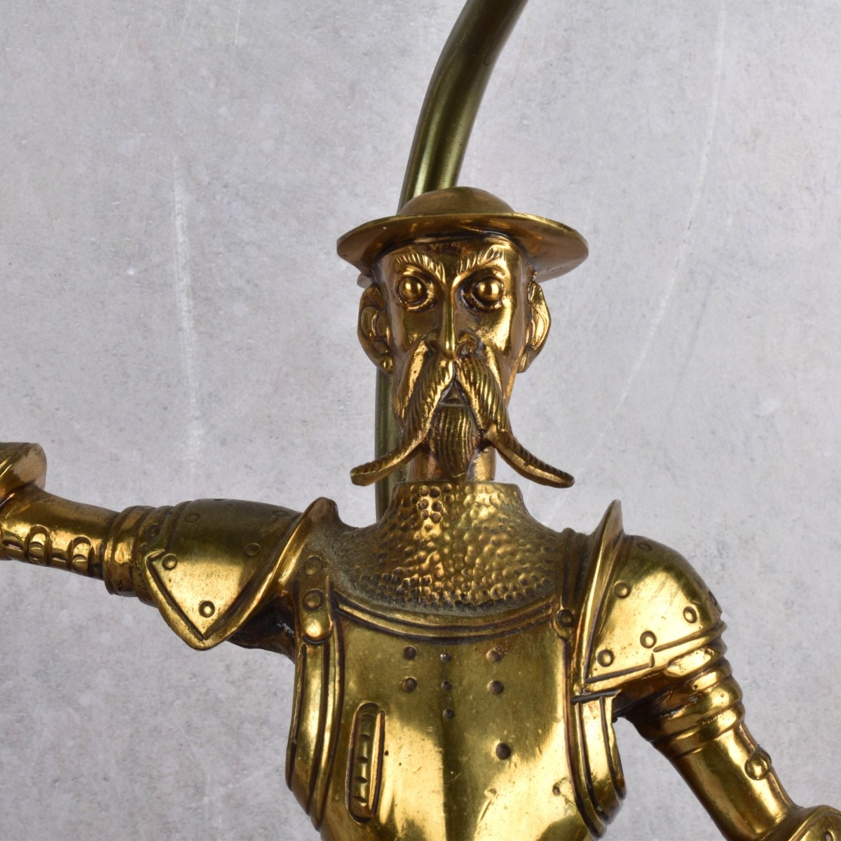Vintage Bronze Don Quixote Table Lamp