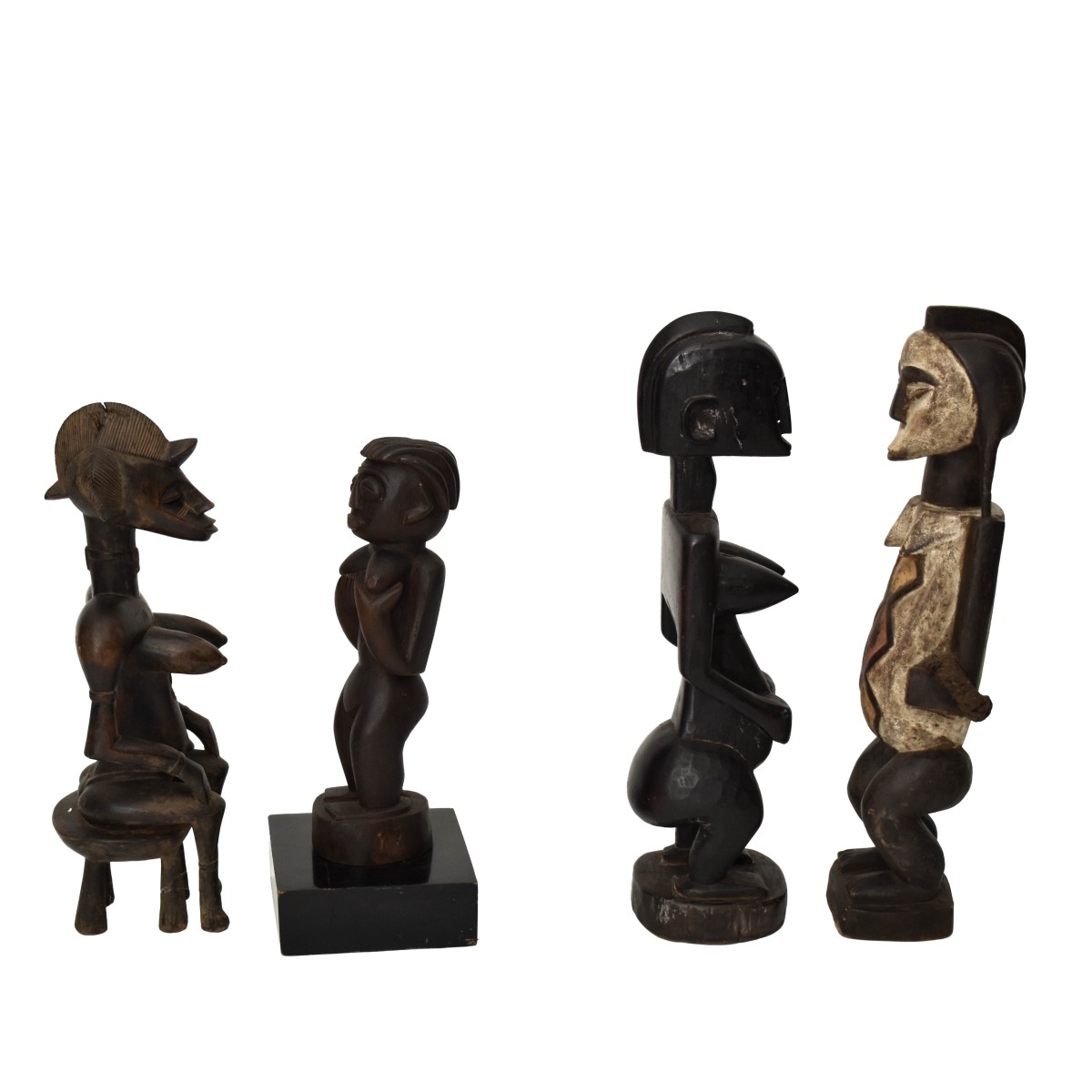 Vintage African Carved Wood Maternity Figures