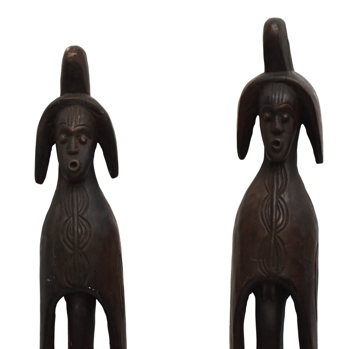 Vintage Carved African Figures