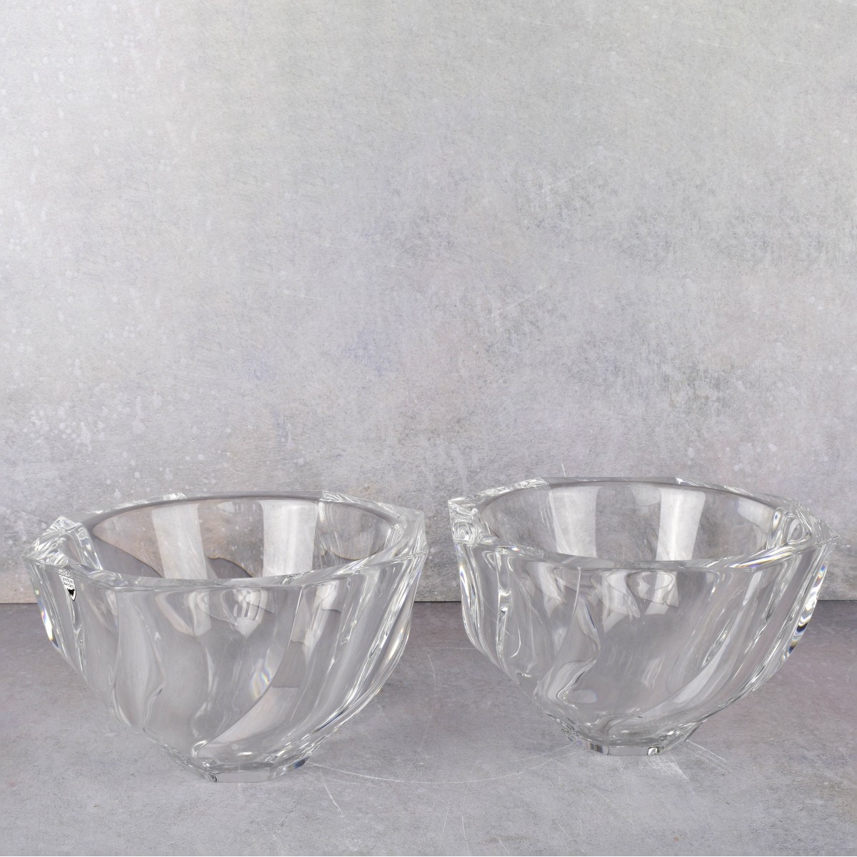 Vintage Orrefors Crystal Bowls