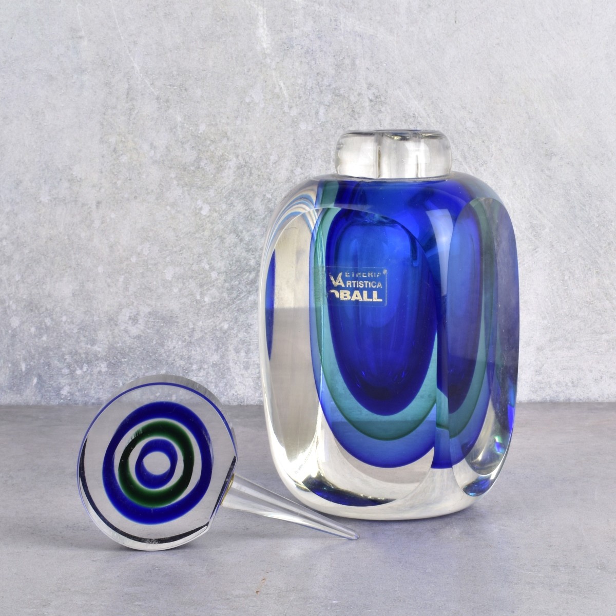 Vintage Luigi Onesto Murano Perfume Bottle