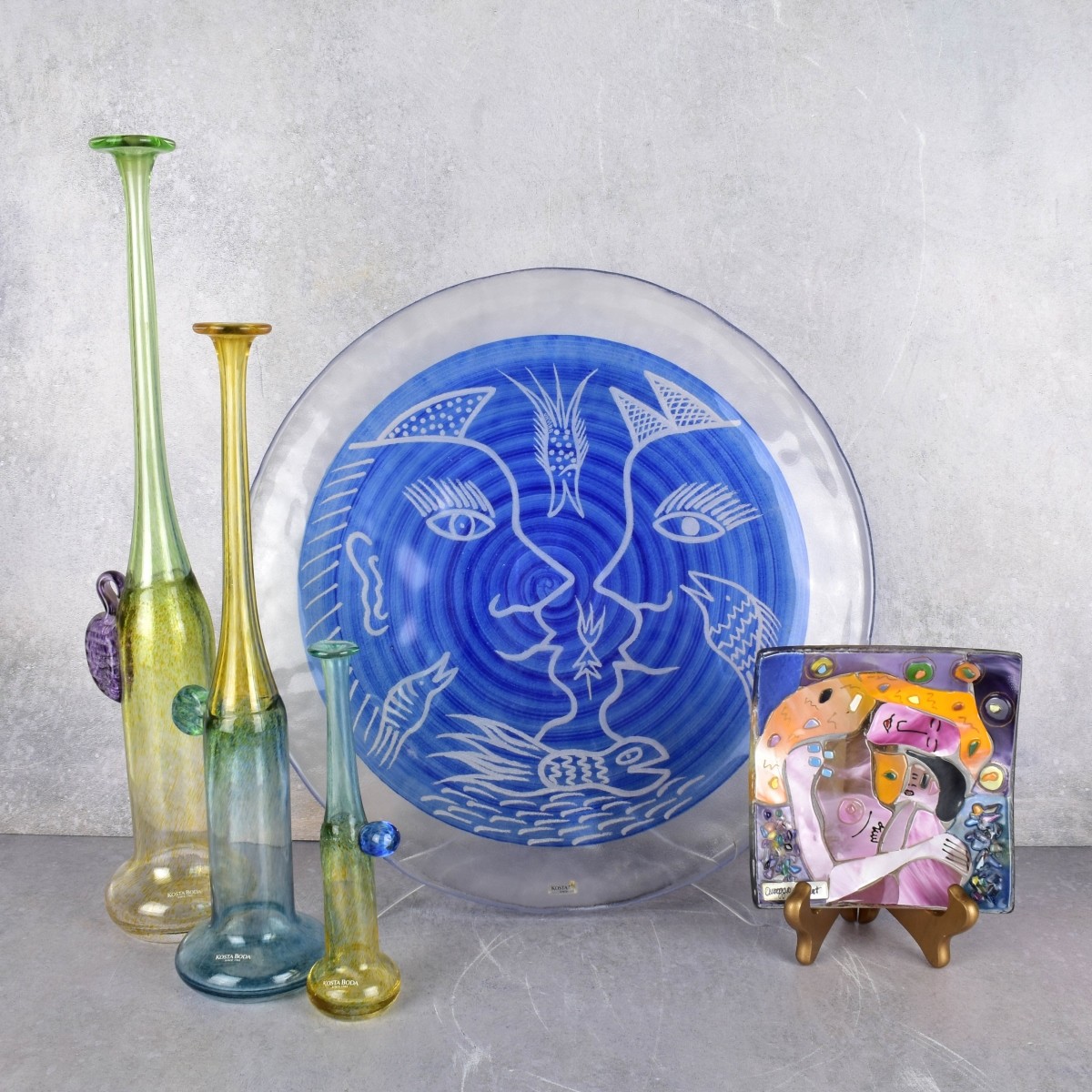 Vintage Kosta Boda Glass Pieces