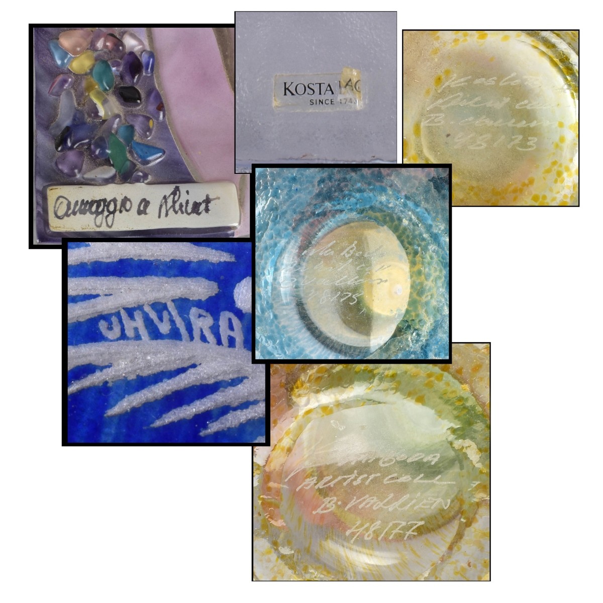 Vintage Kosta Boda Glass Pieces
