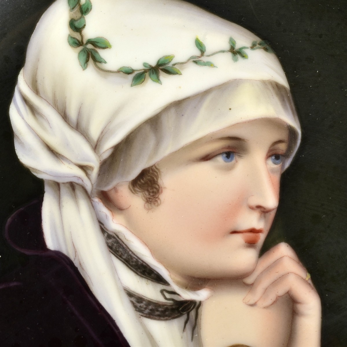 Antique Hand Painted Plaques
