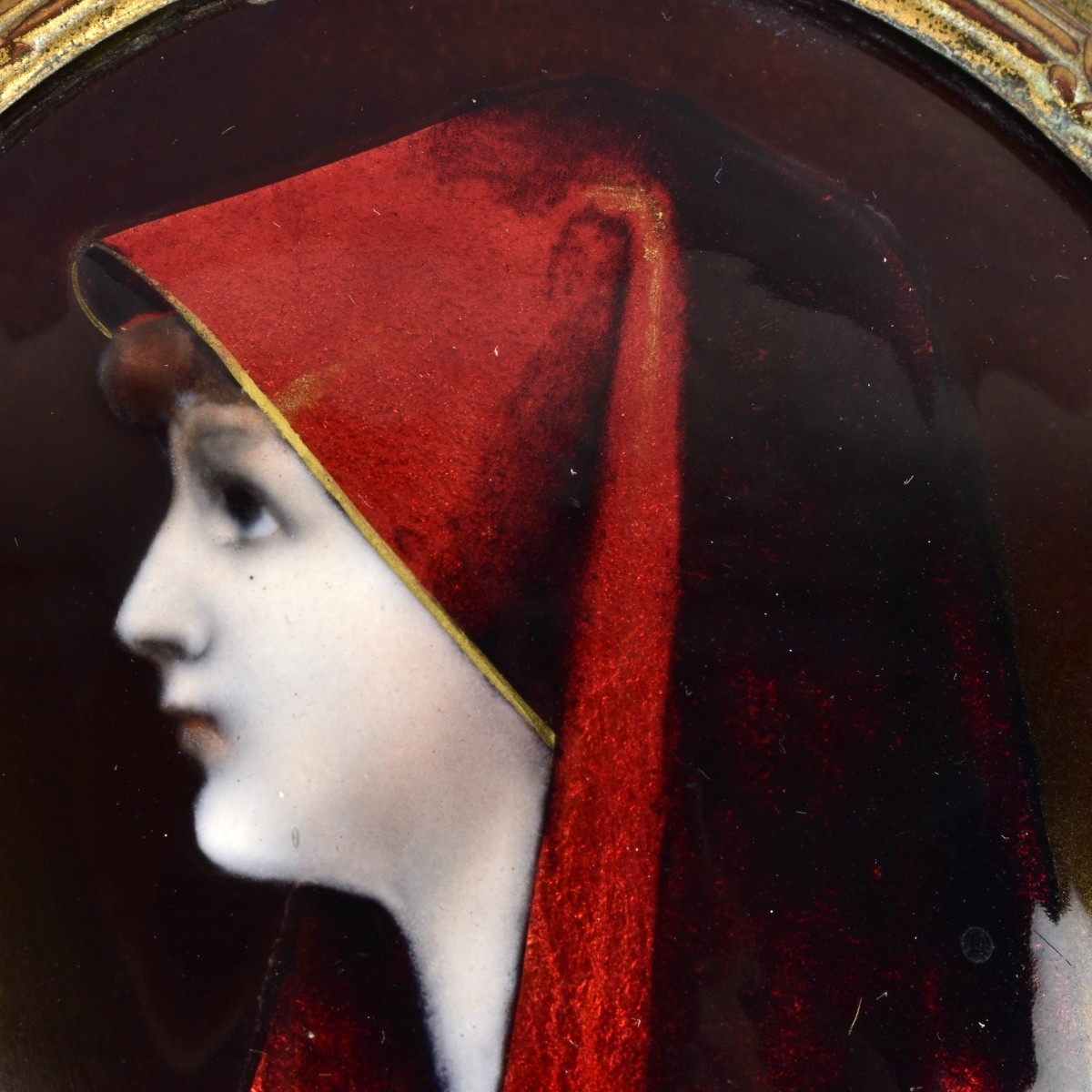 Antique Hand Painted Plaques