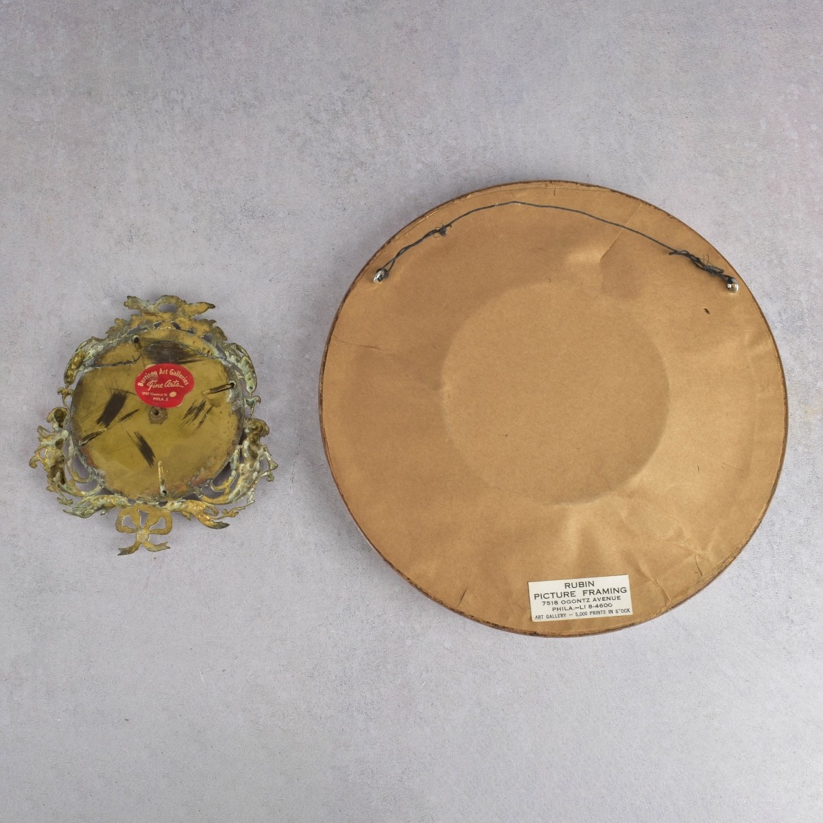 Antique Hand Painted Plaques