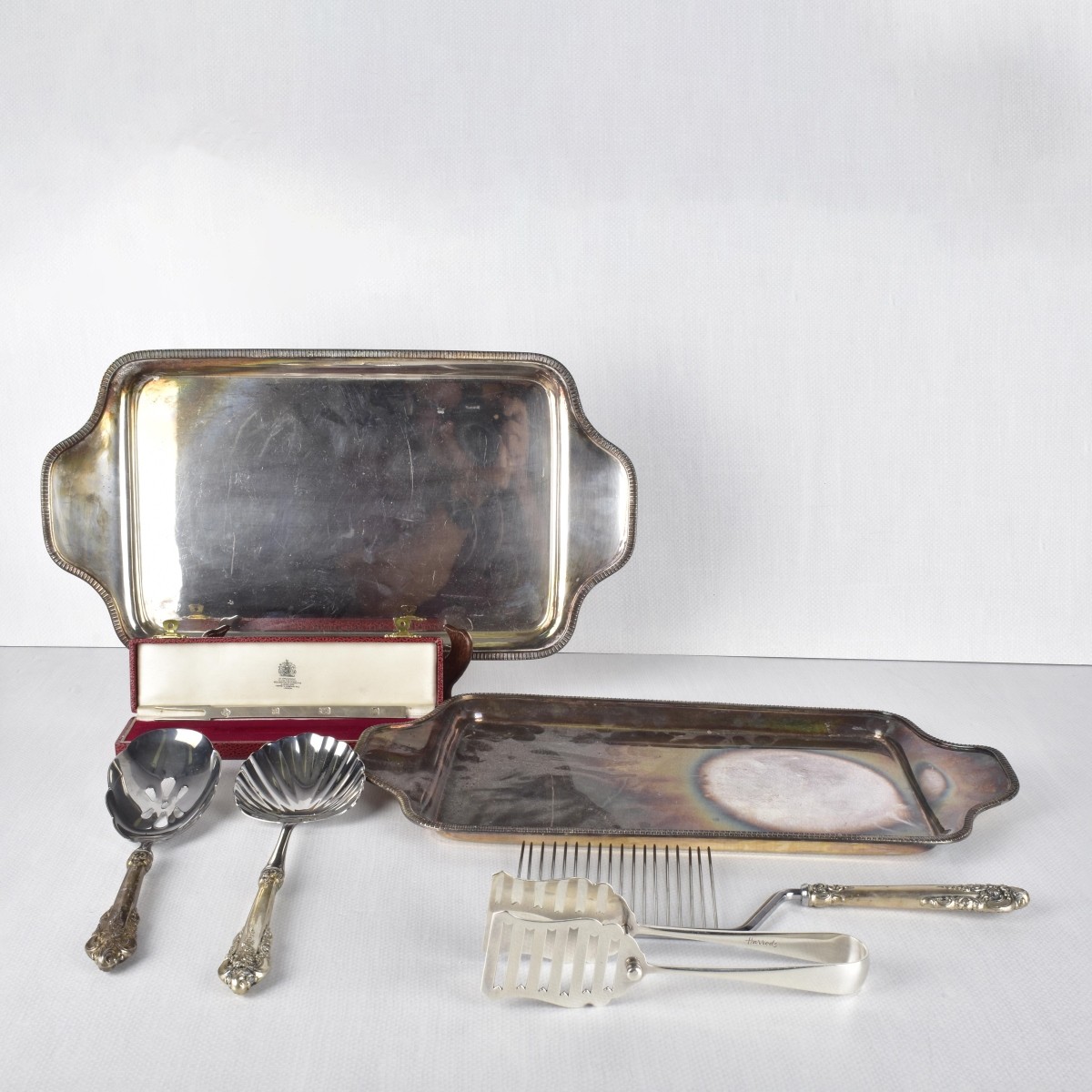 Silver Plated Service Pieces