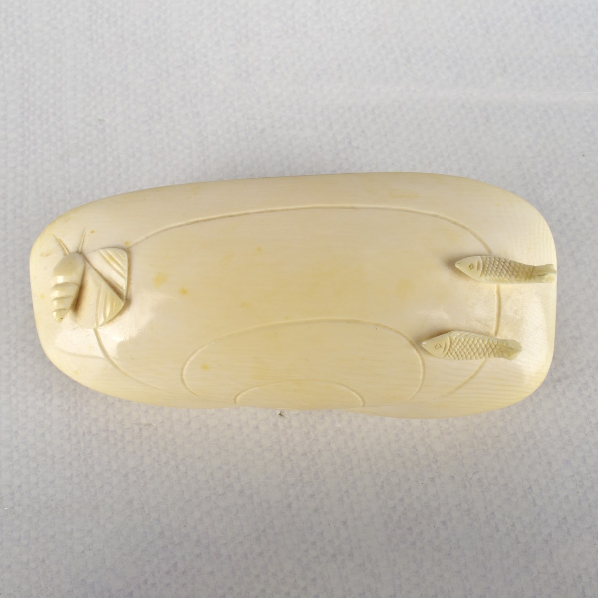 Antique Japanese Carving of a Village