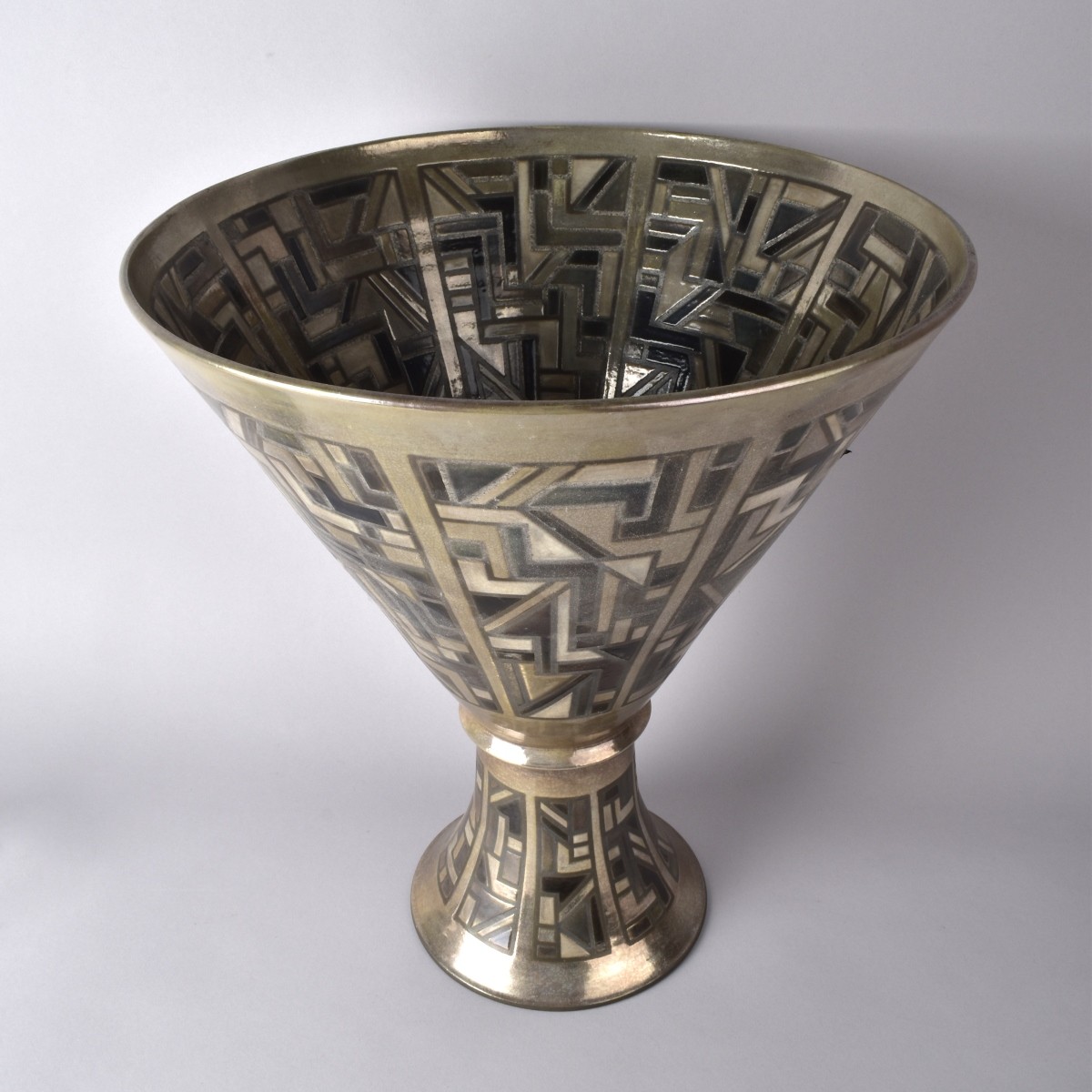 Art Nouveau Style Pottery Vase
