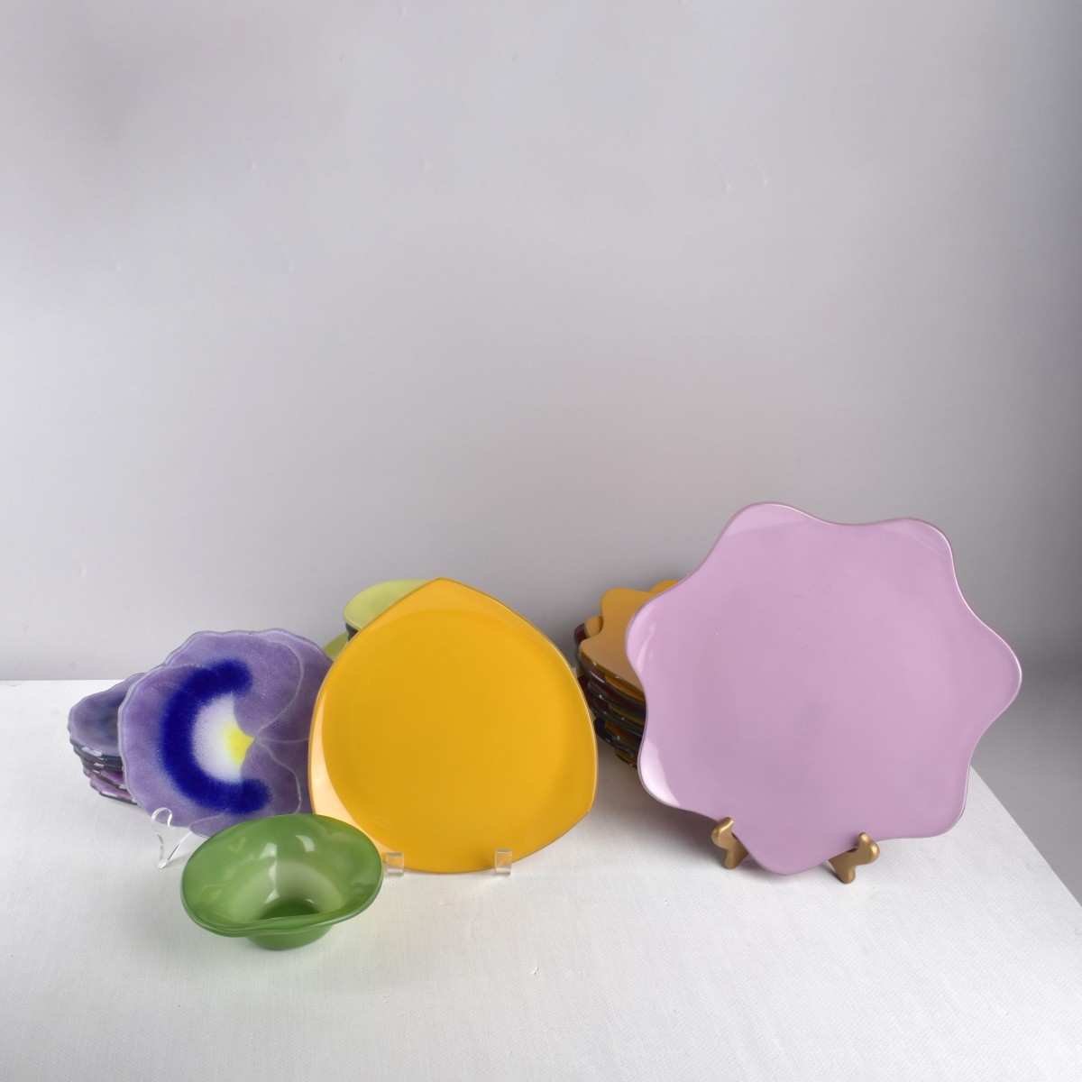 Annieglass Handmade Glass Chargers