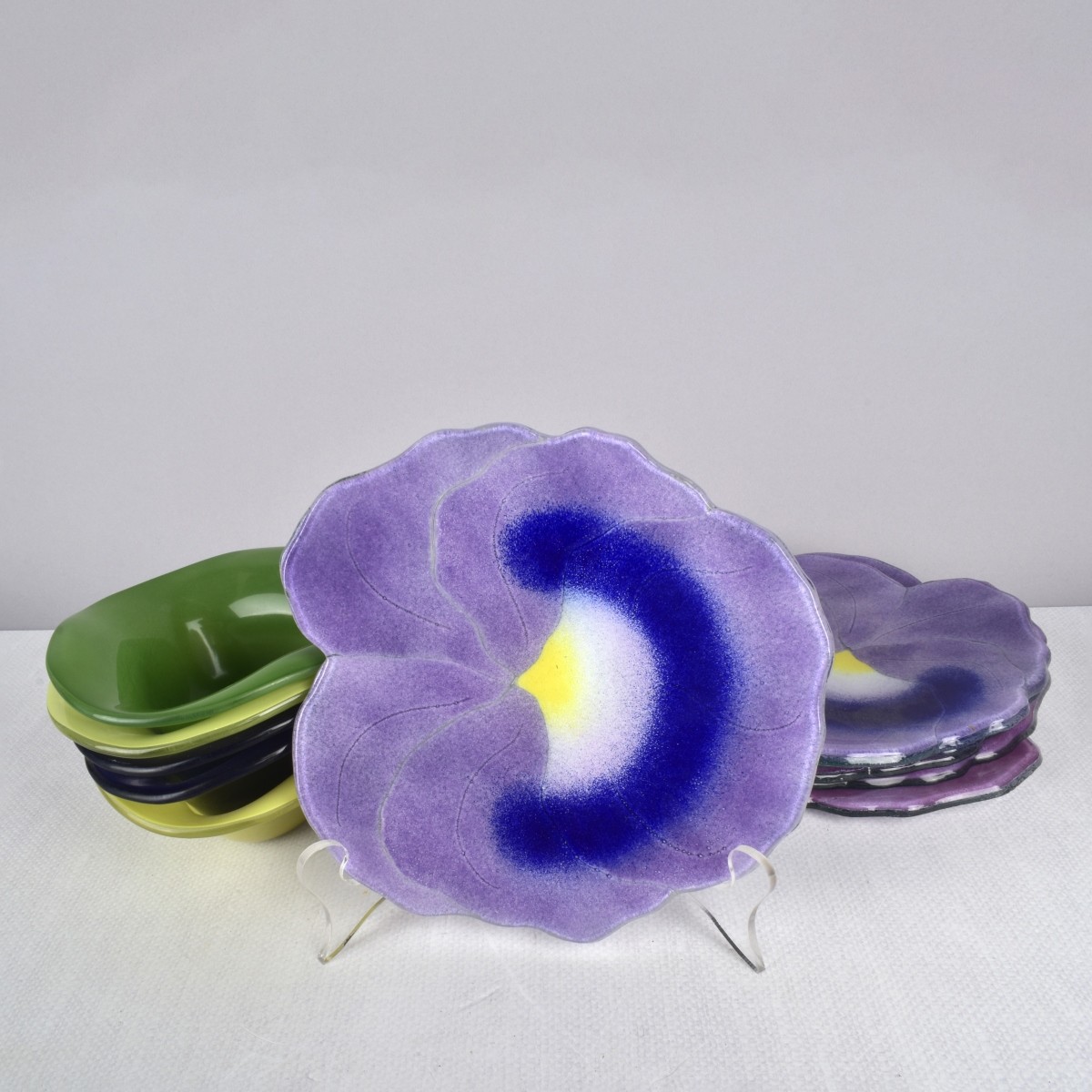 Annieglass Handmade Glass Chargers