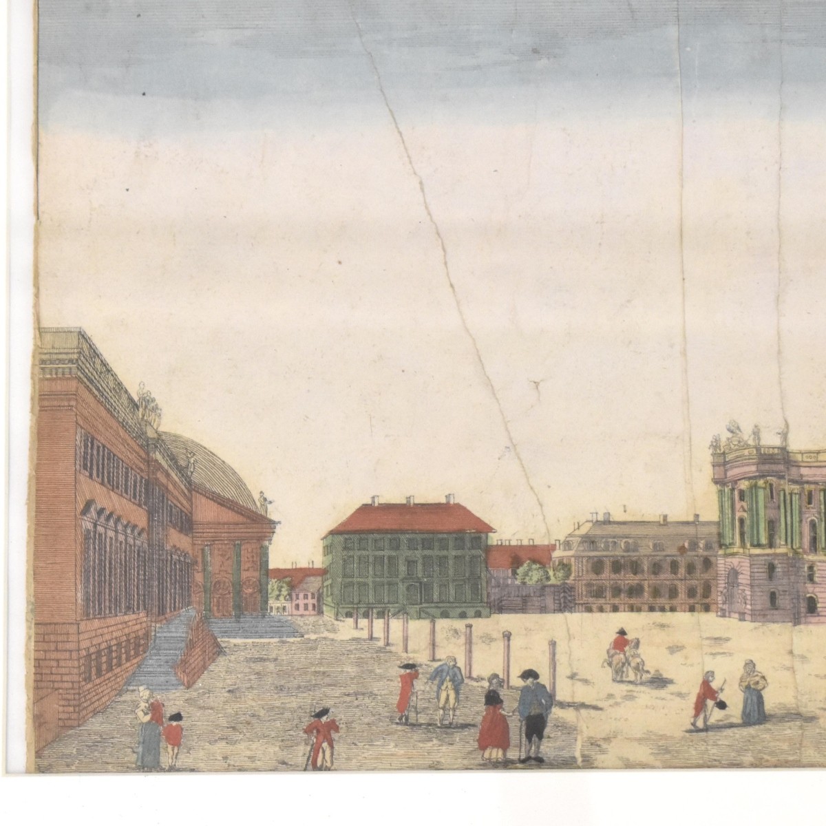 Three 17C Handcolored Copper Engraving