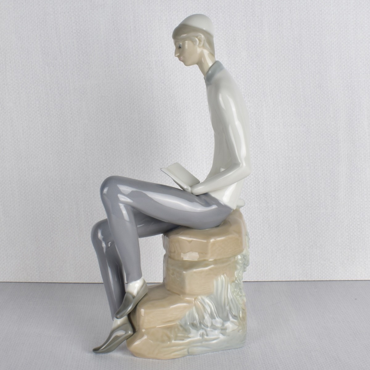 Lladro Porcelain Figurine of a Student