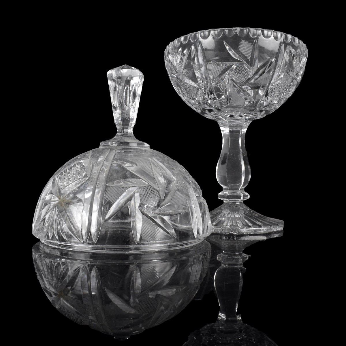Lot of Three (3) Glass Vessels