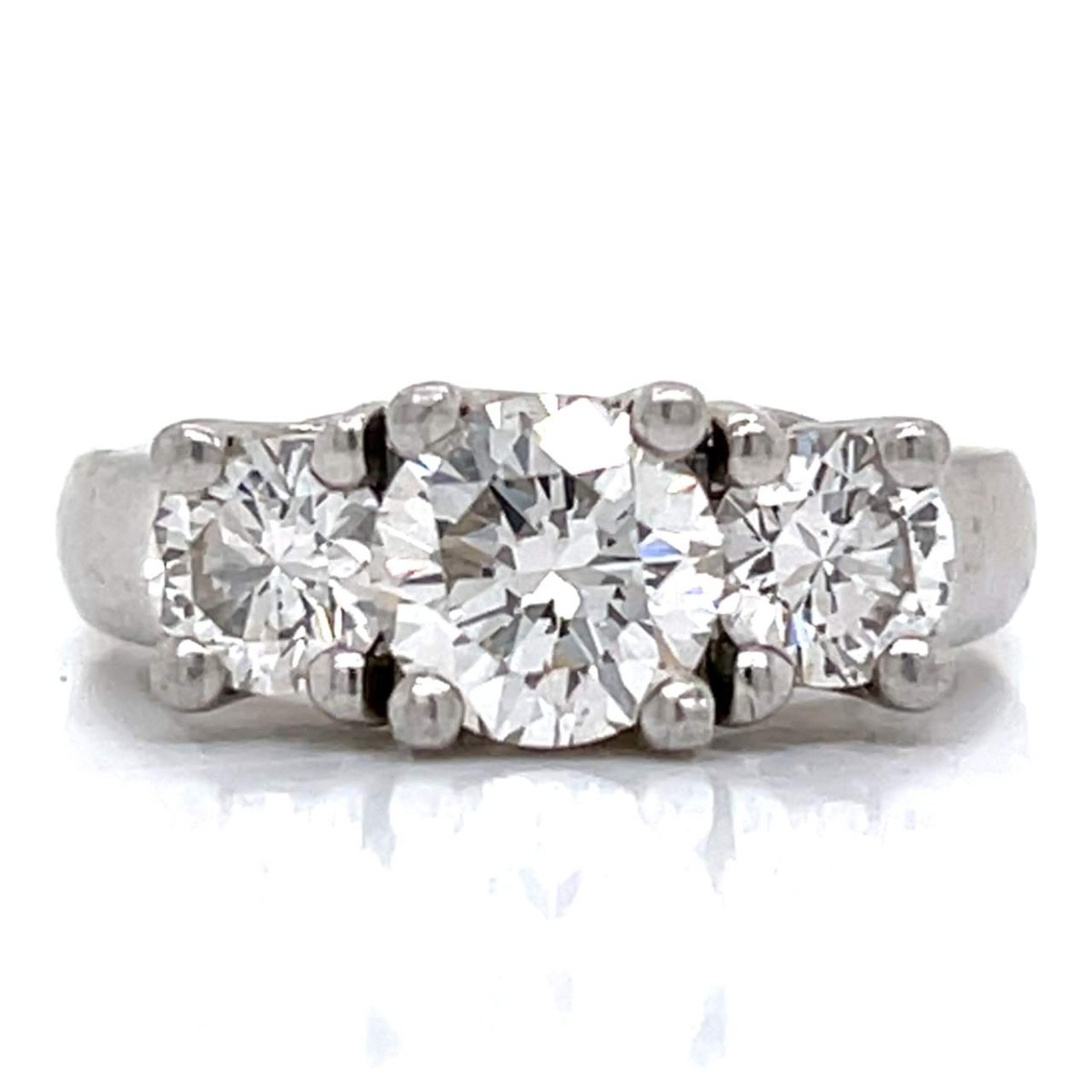 Diamond and Platinum Ring