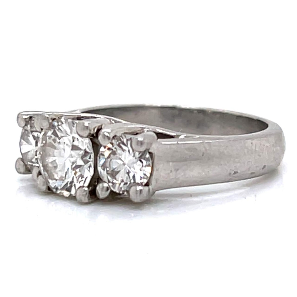 Diamond and Platinum Ring