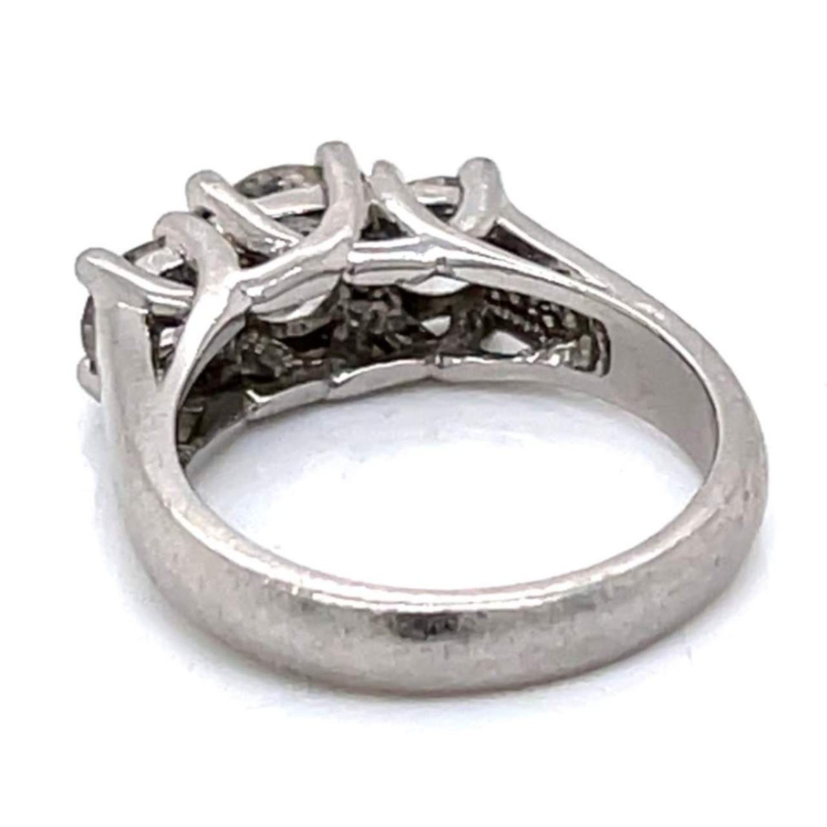 Diamond and Platinum Ring
