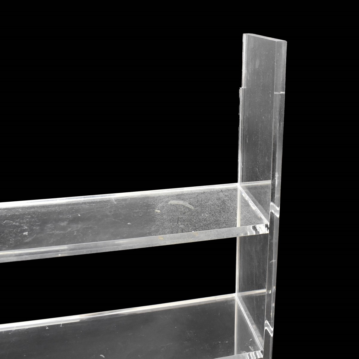 Mid C Lucite Four Shelf Etagere