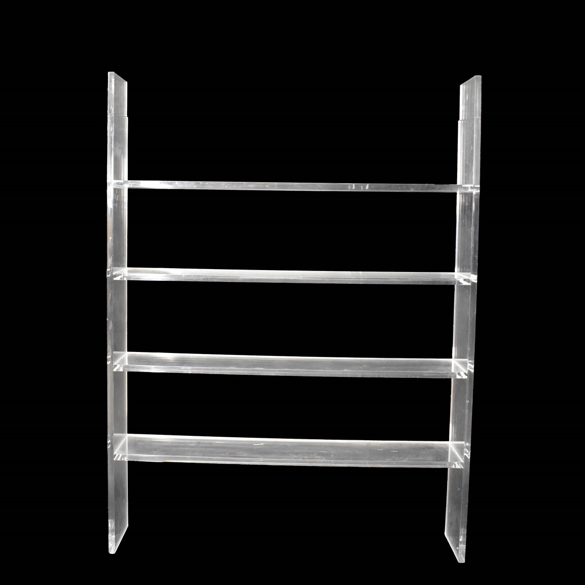 Mid C Lucite Four Shelf Etagere