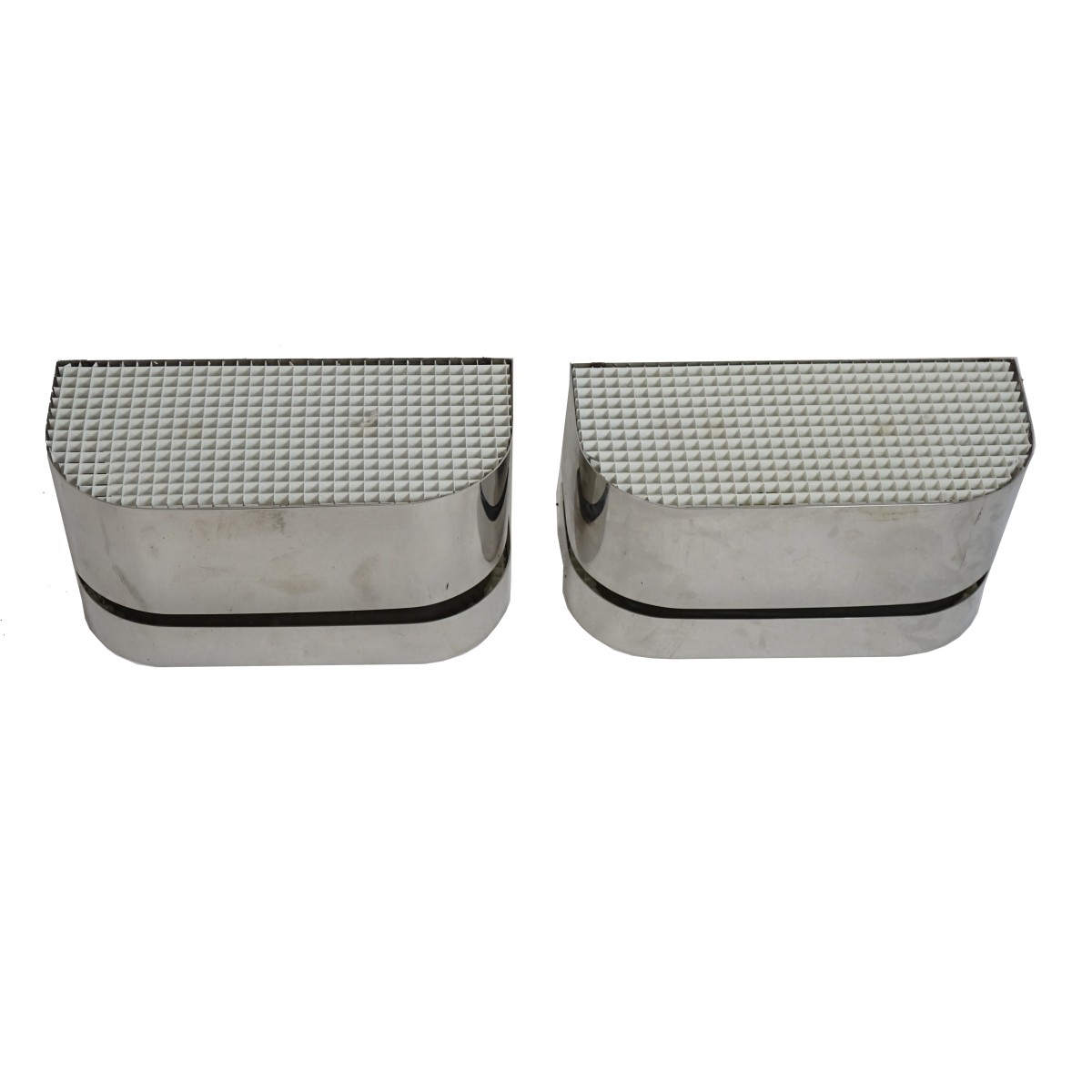 Pair of Mid Century Modern Chrome Wall Sconces