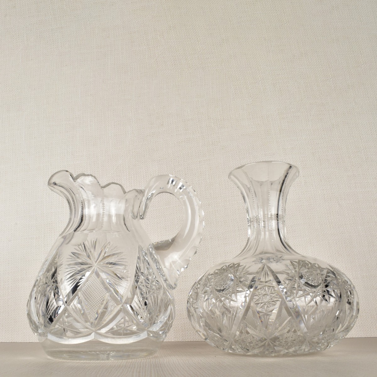 Vintage American Brilliant Cut Crystal Pieces