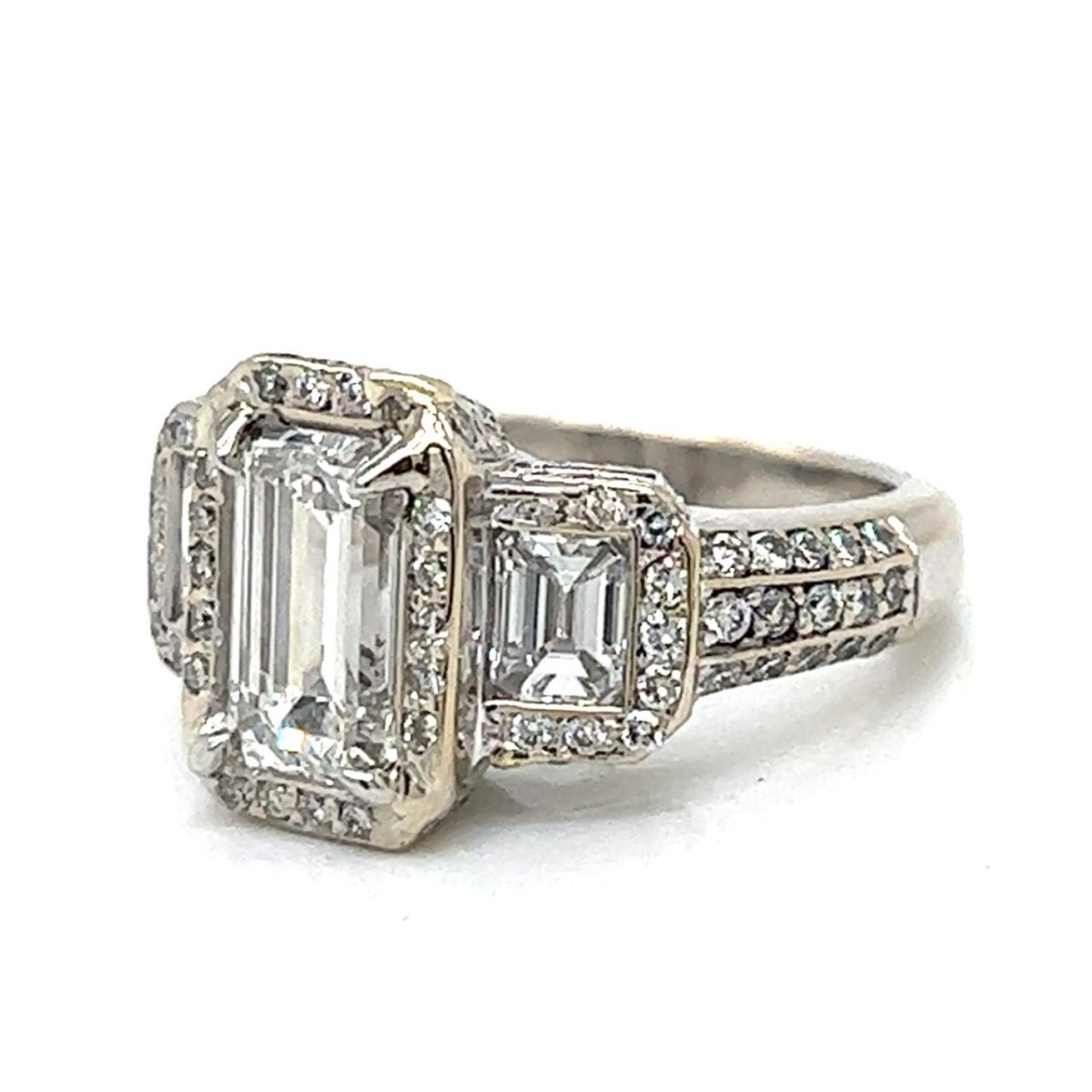 GIA Diamond and 18K Ring