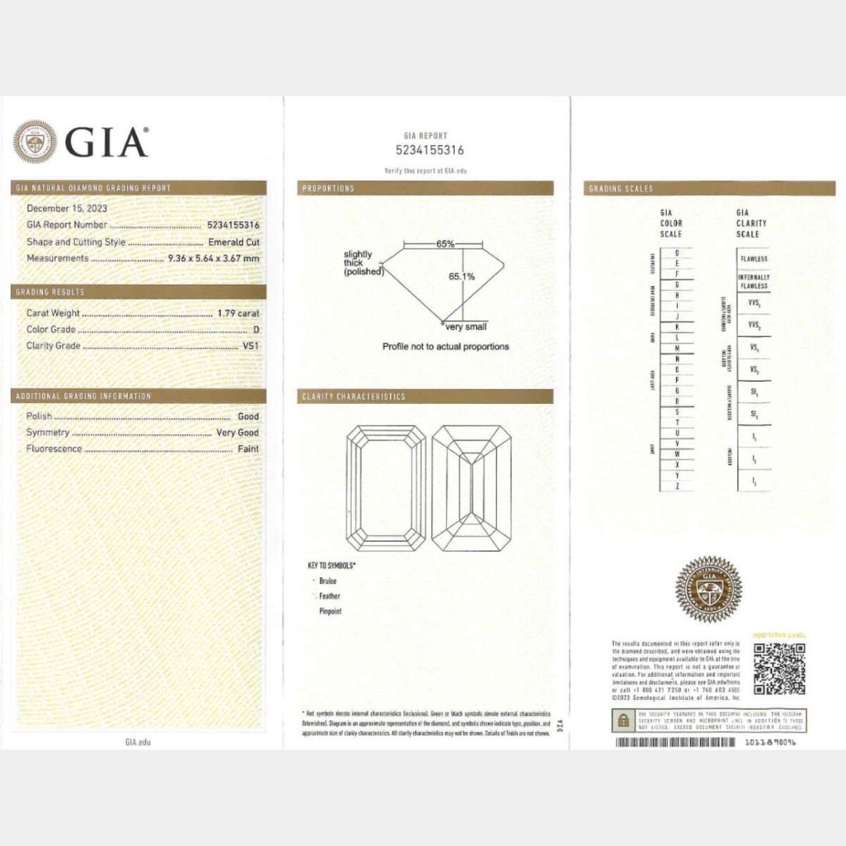GIA Diamond and 18K Ring