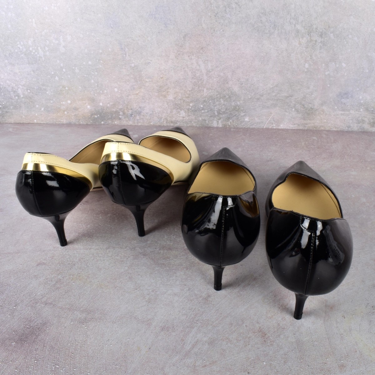 Two pr Jimmy Choo Patent Leather Pumps