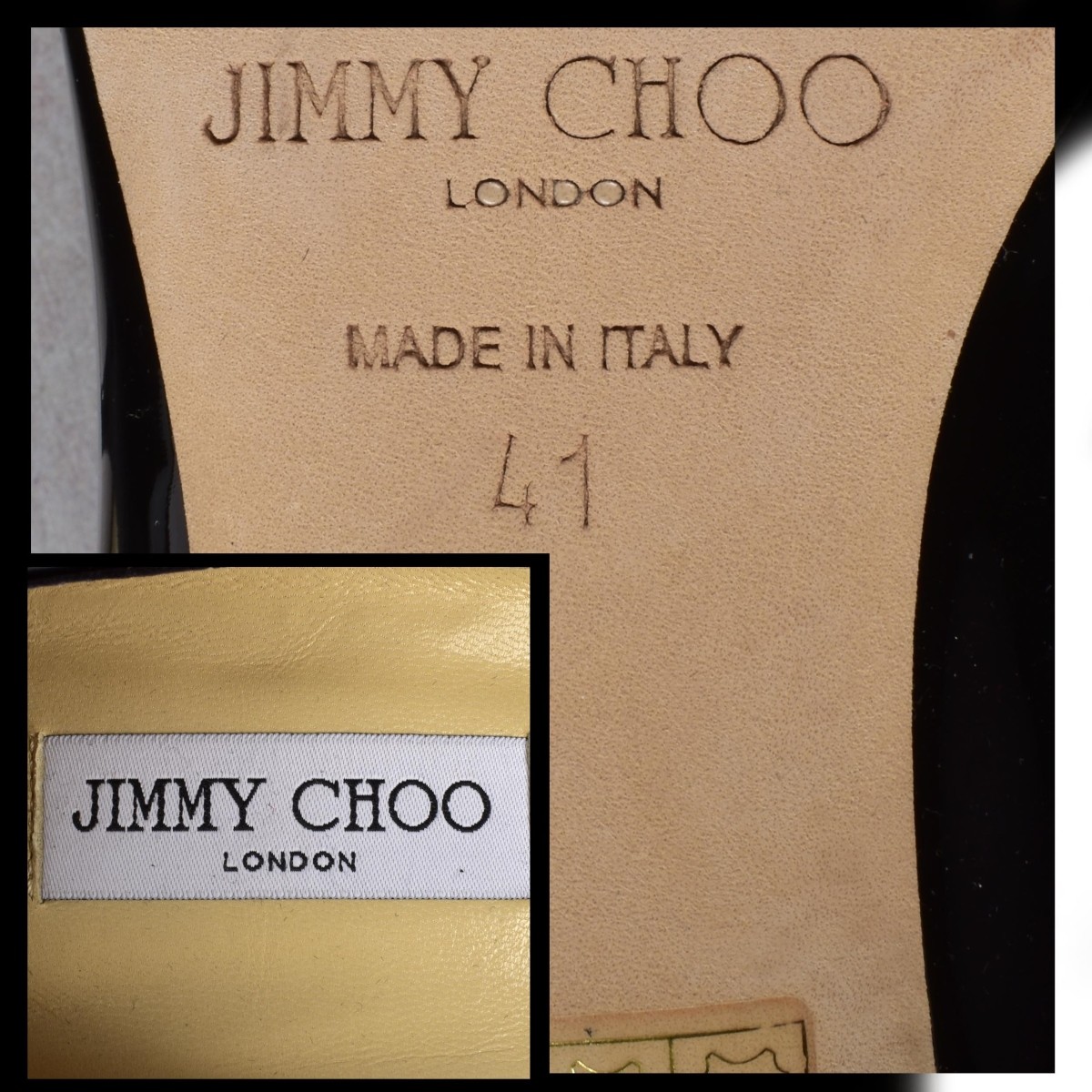 Two pr Jimmy Choo Patent Leather Pumps