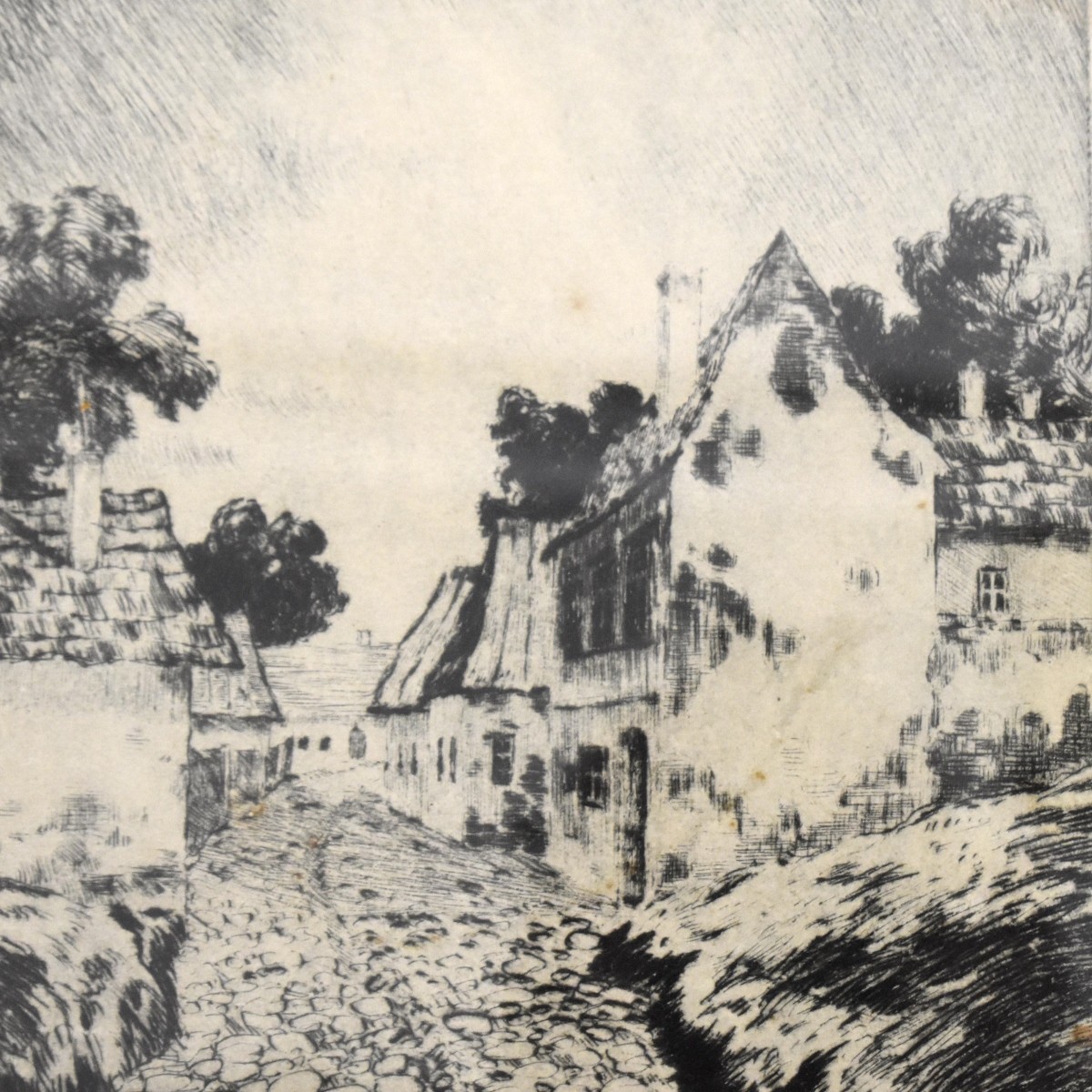 Hungarian Framed Etchings