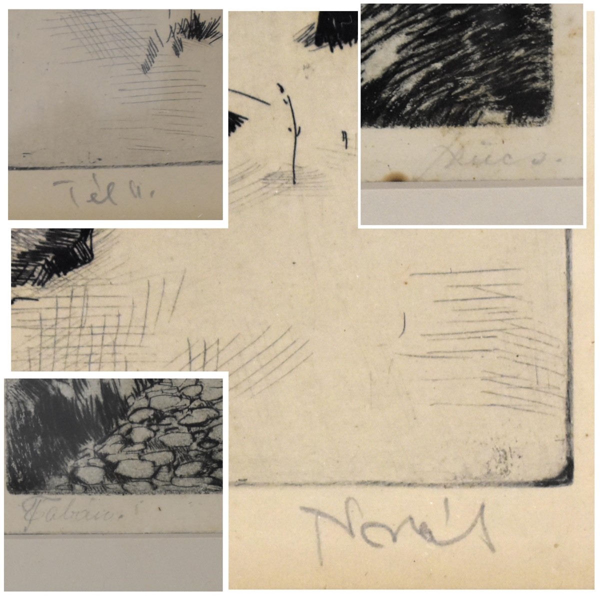 Hungarian Framed Etchings