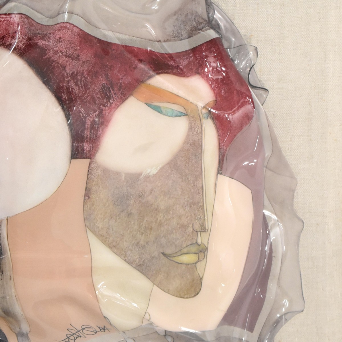 Painted Acrylic Sculpture