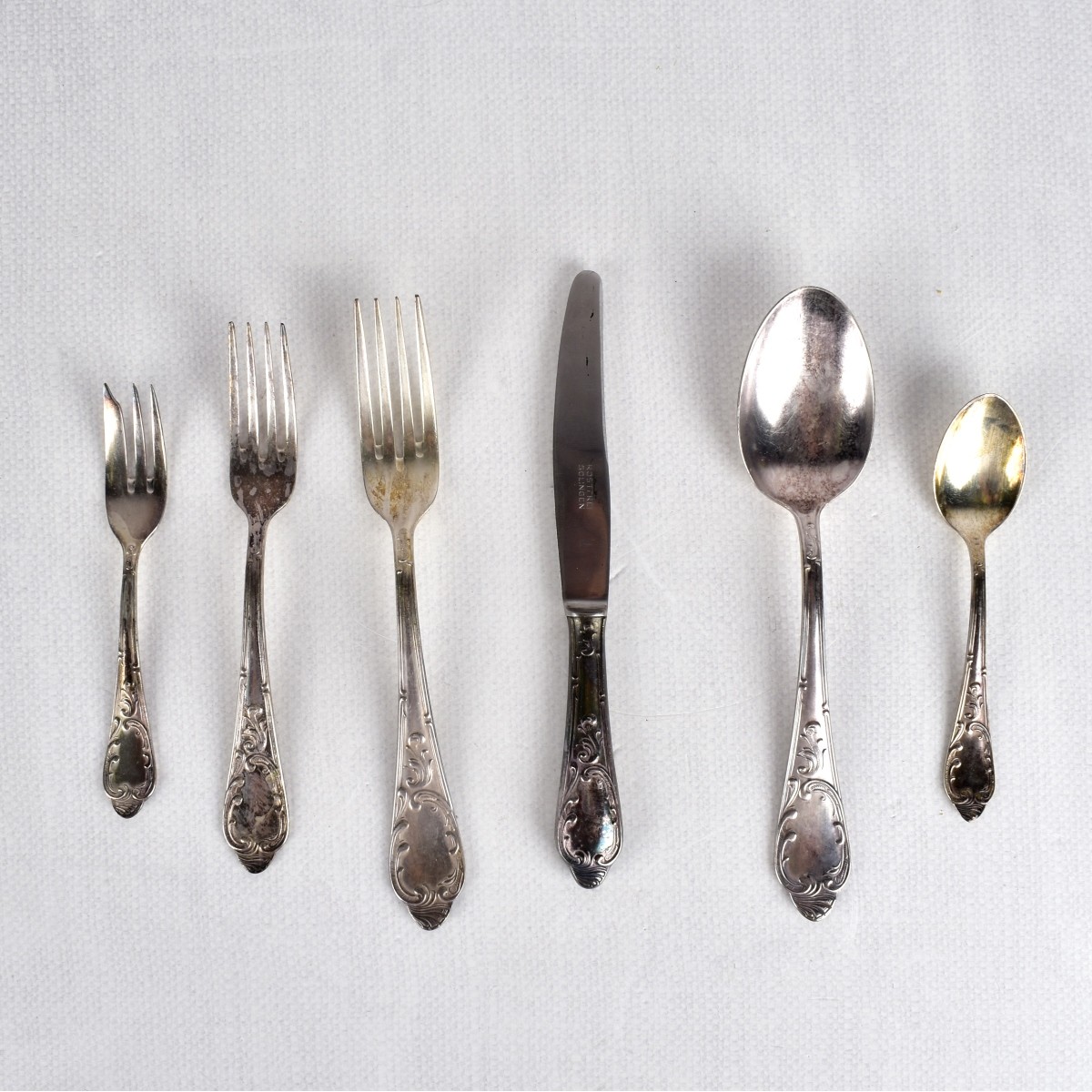 Continental Silver Plate Flatware Service